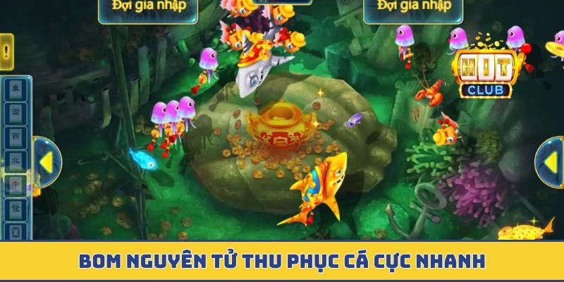 Bom nguyên tử thu phục cá cực nhanh