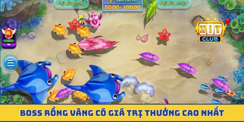 Fishermen Gold - Khai Phá Sức Mạnh Cùng Vũ Khí Tối Tân Nhất Boss rồng vàng có giá trị thưởng cao nhất
