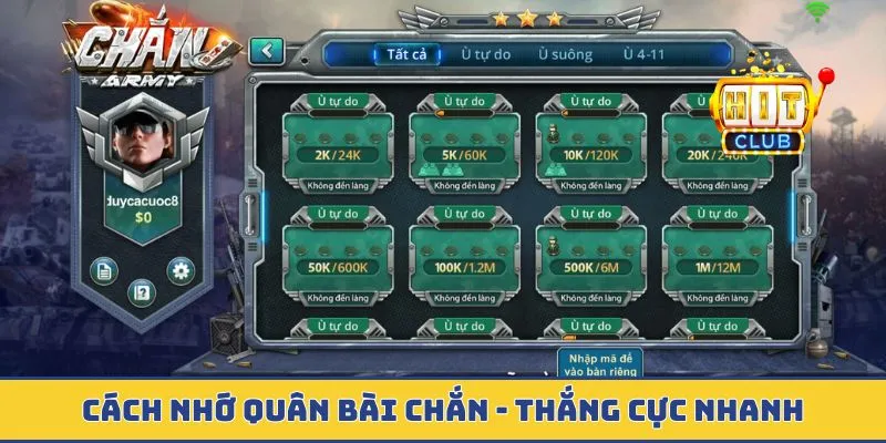 Cách nhớ quân bài chắn