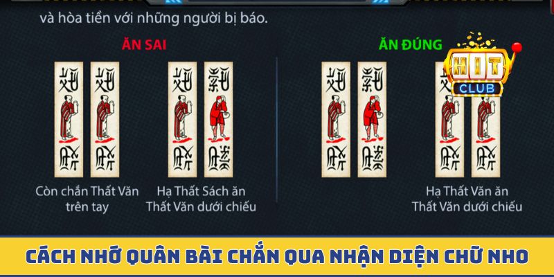 Cách nhớ quân bài chắn qua nhận diện chữ nho