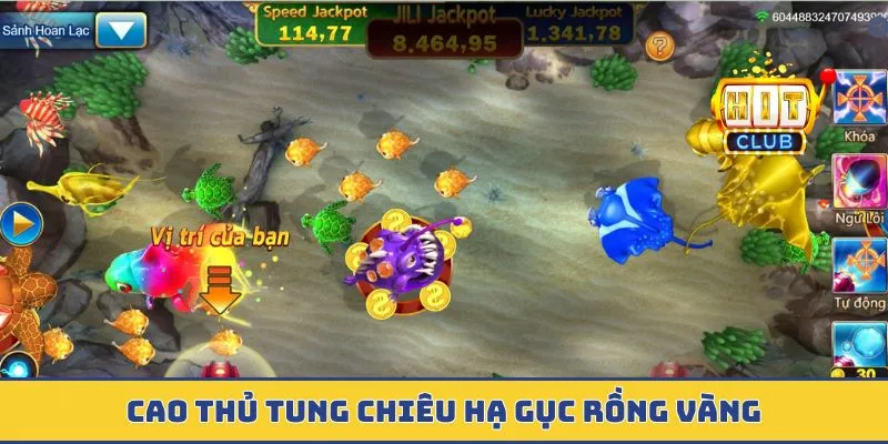 Bắn Cá - Đại Dương Kỳ Ảo Sở Hữu Hàng Ngàn Kho Báu Quý Hiếm Cao thủ tung chiêu hạ gục rồng vàng