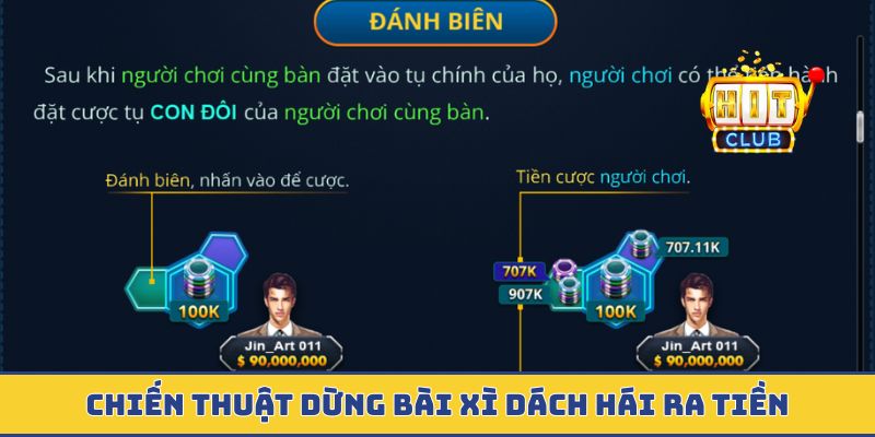 Chiến thuật dừng bài xì dách hái ra tiền