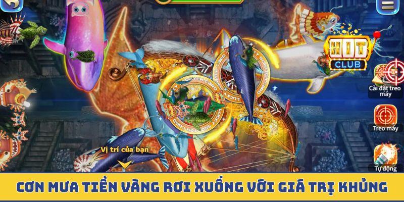 Cơn mưa tiền vàng rơi xuống với giá trị khủng