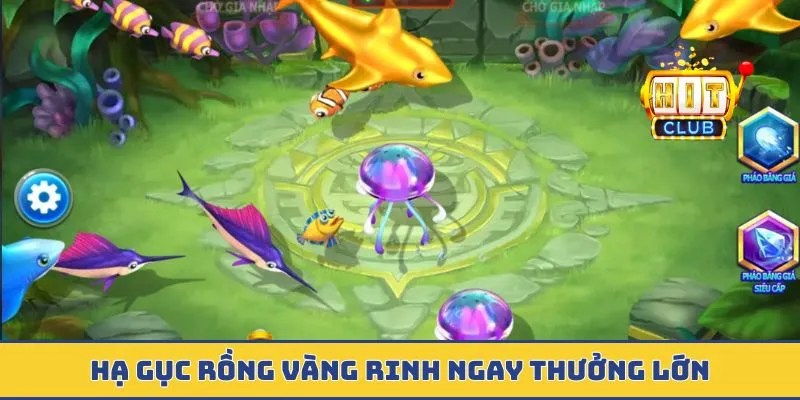 Hạ gục rồng vàng rinh ngay thưởng lớn