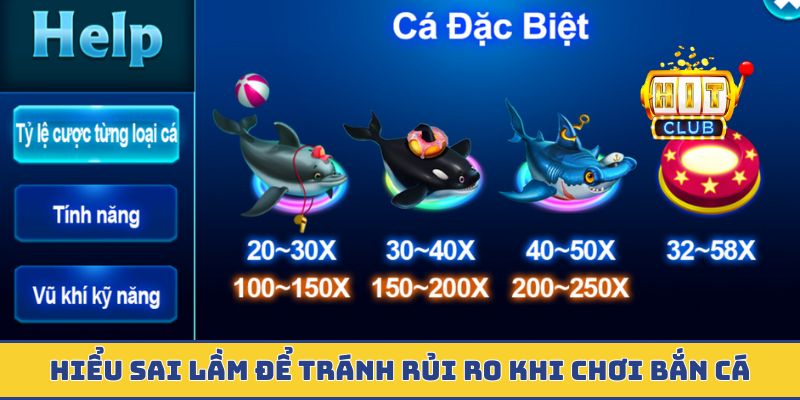 Hiểu sai lầm để tránh rủi ro khi chơi bắn cá