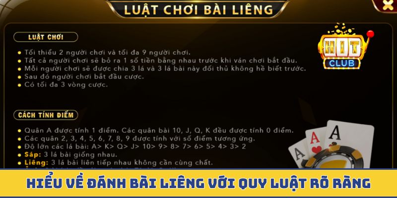 Hiểu về đánh bài liêng với quy luật rõ ràng