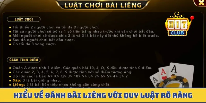 Hiểu về đánh bài liêng với quy luật rõ ràng