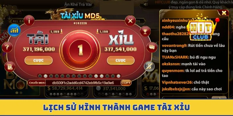 Lịch sử hình thành game tài xỉu