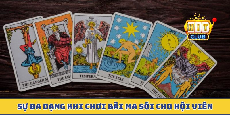 Sự đa dạng khi chơi bài ma sói cho hội viên