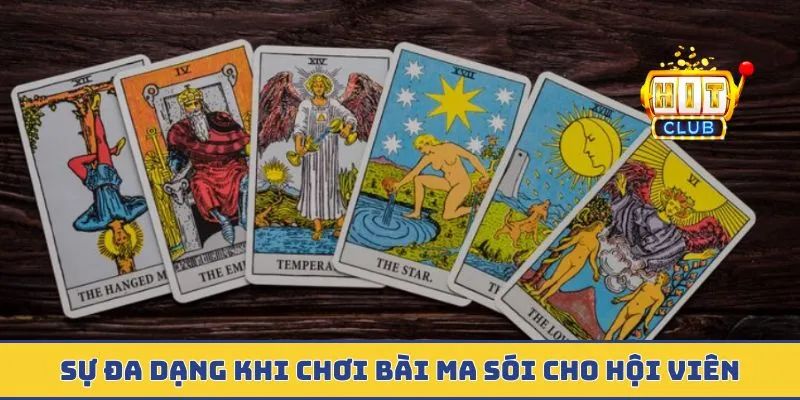 Sự đa dạng khi chơi bài ma sói cho hội viên